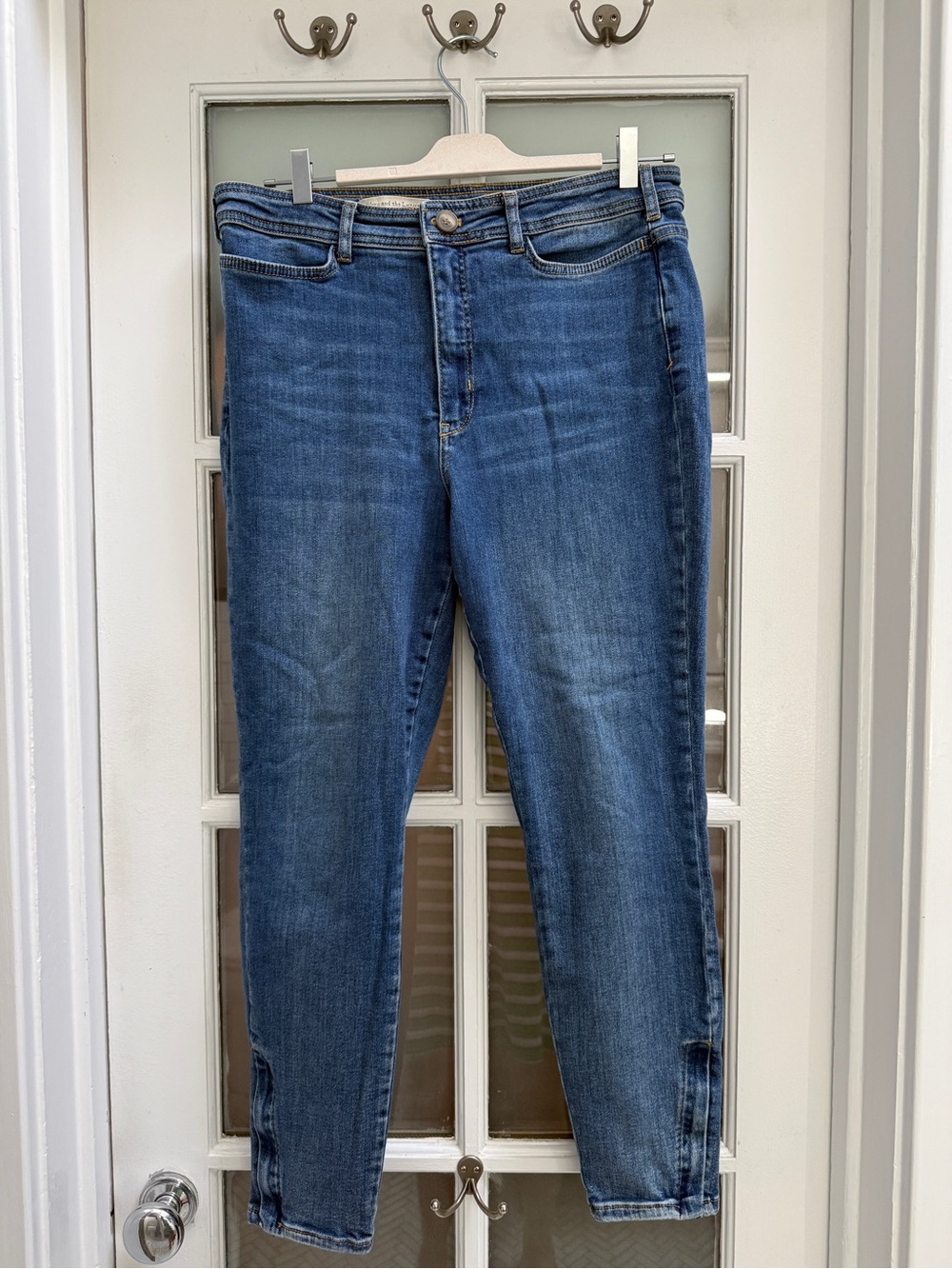 Anthropologie Skinny Jeans in Mid Blue Wash
